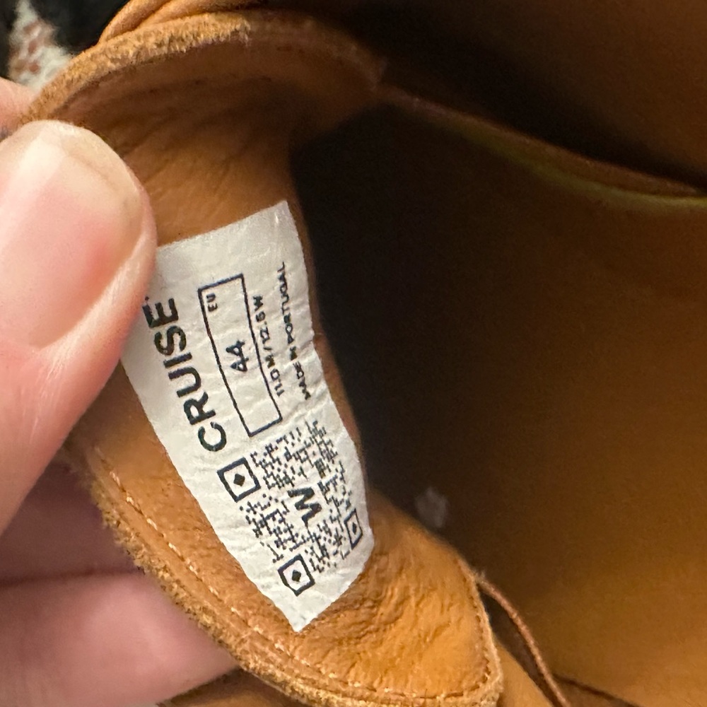 Wolf & Shepherd Cruise Lace-Up sneakers in brown leather.  Size 44=11 - Picture 7 of 8